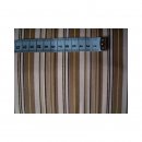Reststück Jeansstoff 100 x 140cm braun natur längs gestreift