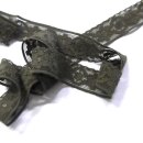 Wäschespitze elastisch dunkelgrün 2,5cm hoch Meterware