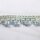 Synthetic Spitze türkis grau meliert 2,4cm hoch Meterware