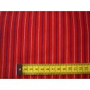 Baumwollstoff Siamosen rot weiß blau schwarzen Streifen