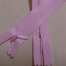Rei&szlig;verschluss Nahtverdeckt 60cm rosa nicht teilbar