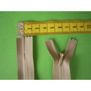 Reißverschluss Nahtverdeckt 12cm beige nicht teilbar