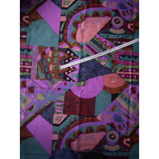 Reststück Baumwollstoff verschiedenfarbig 400 x 140cm