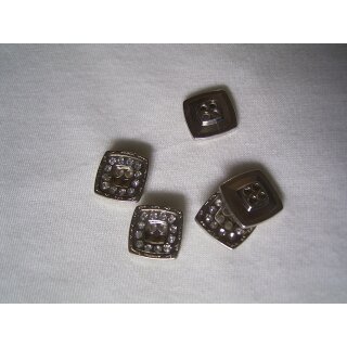 Metallknopf silberfarbend changierend 15mm