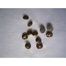 Knopf goldend meliert mit Öse 12mm