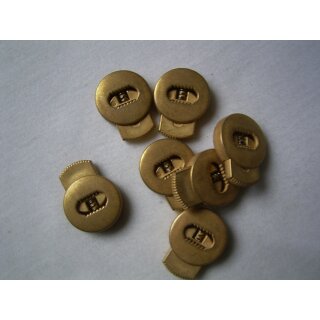 Kordelstopper goldfarbend matt