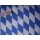 Kurzstück 120x138cm Baumwollstoff Bayernraute blau weiß ca.7,5cm x 3,5cm