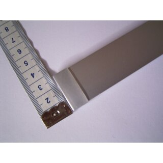 Alu Beschwerung 60cm silberfarben 25 x 5mm für...