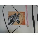 Gardinen Dekostoff natur bedruckt mit Zebra Muster