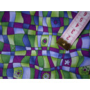 Reststück Baumwollstoff mit Muster und Motiven 65 x 140cm