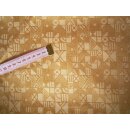 Reststück Gardinenstoff gold-gelb 160 x 140cm mit...