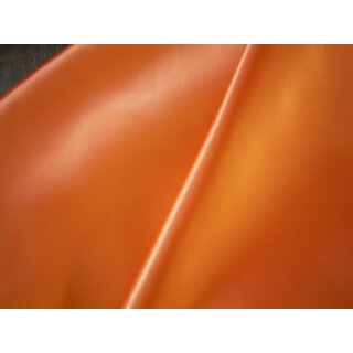Reststück Satinstoff orange uni Satin 80 x 140cm