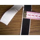Klettband Flauschband schwarz selbstklebend 20mm breit