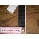 Klettband Hakenband schwarz selbstklebend 20mm breit