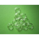 Ring transparent Plastik 13 x 18mm
