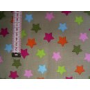 Reststück 45x145cm Baumwollstoff grün mit...