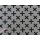 Restst&uuml;ck 65x148cm Jerseystoff grau mit Kreuz versetzt in schwarz grau meliert