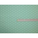 Reststück 80x145cm Sterne mint Baumwolle