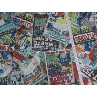 Superhelden Comic Dekostoff