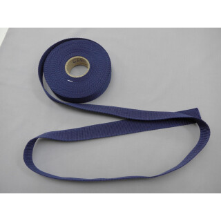 Gurtband 25mm marine ca.1,6mm