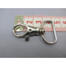 Karabiner 24x42mm in silberfarben
