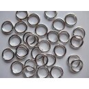 Metallring 12mm Ø versilberfarbent magnetischem Metall 30...