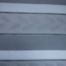 Gardinen Dekostoff Maite grau Blätter Streifen 140cm breit