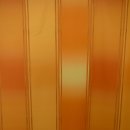 Dekostoff orange gelb l&auml;ngsstreifen Gardinen...