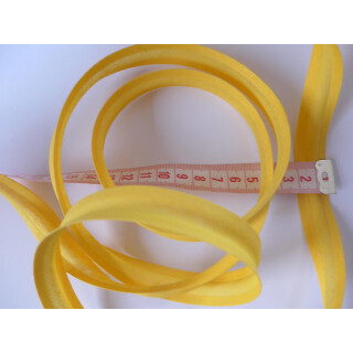 Schrägband sonnengelb vorgefalzt 20mm Meterware