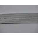 Knopflochgummiband 25mm weiß elastisch Meterware