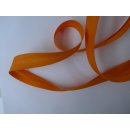 Schr&auml;gband orange 18mm vorgefalzt Meterware