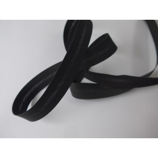 Schrägband dunkelgrau 18mm vorgefalzt Meterware
