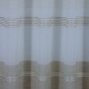 Gardinen Dekostoff Morella beige weiß Streifen 150cm breit