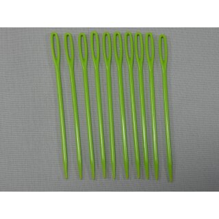 Kunststoff Nadeln grün 75mm stumpf 10Stück