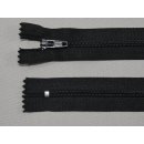 Rei&szlig;verschluss schwarz 18cm nicht teilbar Kunststoff
