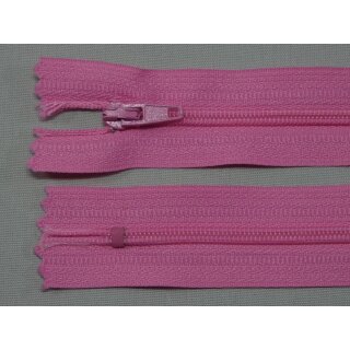 Reißverschluss rosa 18cm nicht teilbar Kunststoff
