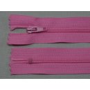 Rei&szlig;verschluss rosa 18cm nicht teilbar Kunststoff