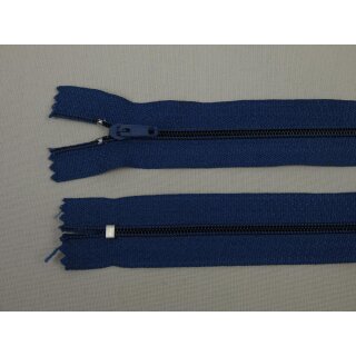 Reißverschluss marineblau 18cm nicht teilbar Kunststoff