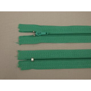 Reißverschluss meergrün 18cm nicht teilbar Kunststoff