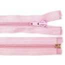 Rei&szlig;verschluss 50cm teilbar rosa Kunststoff