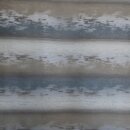Dekostoff schlamm grau Streifen halbtransparent 150cm breit