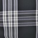 Kissenbezug Karo schwarz grau weiß ca.50x50cm