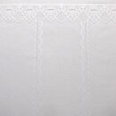 Balkontür Scheibengardine Blumen & Muster weiß 90/120cm