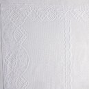 Balkontür Scheibengardine Blumen & Muster weiß 90/120cm