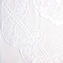 Balkontür Scheibengardine Blumen & Muster weiß 90/120cm