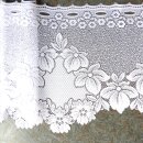 Scheibengardine 173cm-28cm hoch mit Blüten und...
