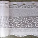 Scheibengardine 150cm-28cm hoch mit Ranken Blätter...