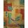 Restst&uuml;ck Dekostoff leuchtend-farbig mit Muster 115 x 150cm